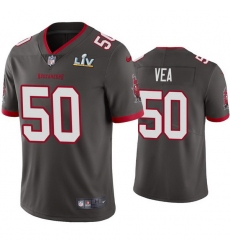 Men Vita Vea Buccaneers Pewter Super Bowl Lv Vapor Limited Jersey