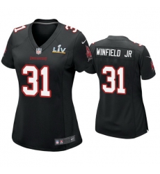 Women Antoine Winfield Jr. Buccaneers Black Super Bowl Lv Game Fashion Jersey