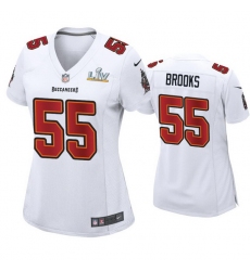 Women Derrick Brooks Buccaneers White Super Bowl Lv Game Fashion Jersey