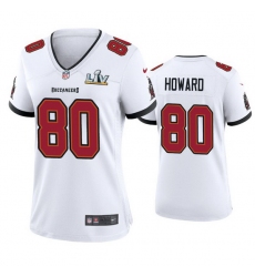 Women O.J. Howard Buccaneers White Super Bowl Lv Game Jersey