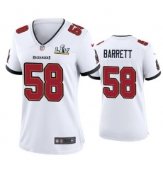 Women Shaquil Barrett Buccaneers White Super Bowl Lv Game Jersey