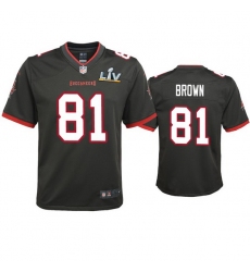 Youth Antonio Brown Buccaneers Pewter Super Bowl Lv Game Jersey