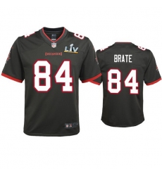 Youth Cameron Brate Buccaneers Pewter Super Bowl Lv Game Jersey