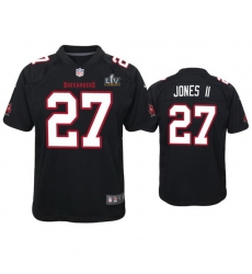 Youth Ronald Jones Ii Buccaneers Black Super Bowl Lv Game Fashion Jersey