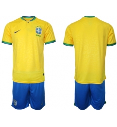 Men FIFA 2022 Brazil Soccer Jersey 064