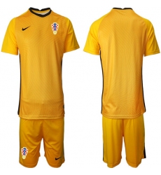 Mens Croatia Short Soccer Jerseys 005