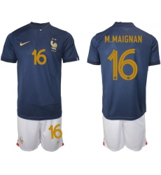 Men FIFA 2022 France Soccer Jersey 004