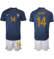 Men FIFA 2022 France Soccer Jersey 007