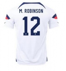 Men US 2022 FIFA Soccer Jersey White 015