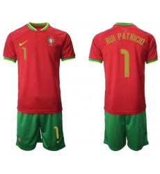 Portugal 2022 World Cup Soccer Jersey #1 RUI PATRICIO RED