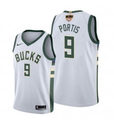 bucks bobby portis white 2021 nba finals jersey