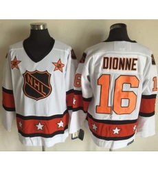 1972-81 NHL All-Star #16 Marcel Dionne White CCM Throwback Stitched Vintage Hockey Jersey