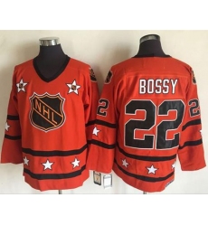 1972-81 NHL All-Star #22 Mike Bossy Orange CCM Throwback Stitched Vintage Hockey Jersey