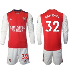 Men Arsenal Long Sleeve Soccer Jerseys 502