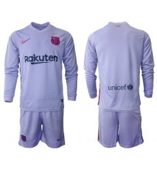 Men Barcelona Long Sleeve Soccer Jerseys 559