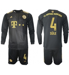 Men Bayern Long Sleeve Soccer Jerseys 514