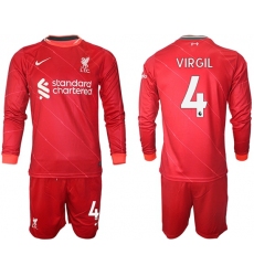 Men Liverpool Long Sleeve Soccer Jerseys 547