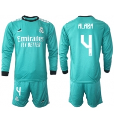 Men Real Madrid Long Sleeve Soccer Jerseys 515