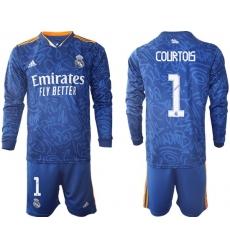 Men Real Madrid Long Sleeve Soccer Jerseys 544