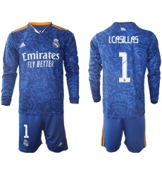 Men Real Madrid Long Sleeve Soccer Jerseys 545