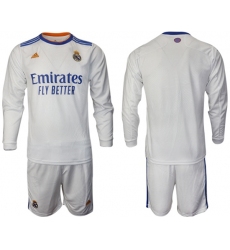 Men Real Madrid Long Sleeve Soccer Jerseys 584