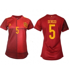 Women Spain Soccer Jerseys 012