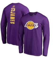 Los Angeles Lakers Men Long T Shirt 001