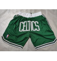 Boston Celtics Basketball Shorts 009