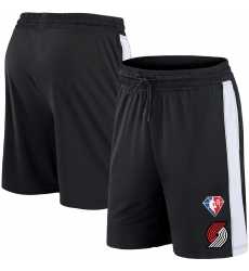 Men Portland Trail Blazers Black Shorts