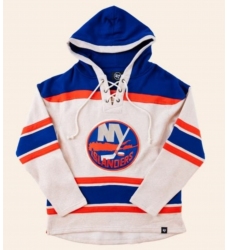 New York Islanders Lace Up White Home Hoodie