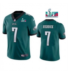 Men Women Youth Toddler Philadelphia Eagles 7 Haason Reddick Green Super Bowl LVII Patch Vapor Untouchable Limited Stitched Jersey