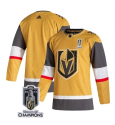 Men Women Youth Vegas Golden Knights Blank Gold 2023 Stanley Cup Champions Stitched Jersey