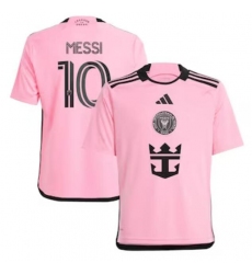 Youth Inter Miami CF Lionel Messi adidas Pink 2024 2getherness Replica Player Jersey