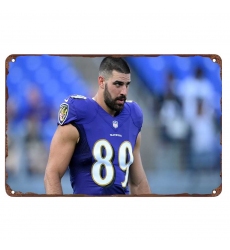 Baltimore Ravens Aluminum Sign 12x8 Inch Mark Andrews 006