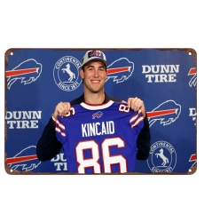 Buffalo Bills Aluminum Sign 12x8 Inch Dalton Kincaid 001