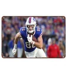 Buffalo Bills Aluminum Sign 12x8 Inch Dalton Kincaid 002