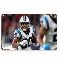 Carolina Panthers Aluminum Sign 12x8 Inch Chuba Hubbard 002