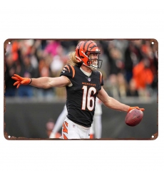 Cincinnati Bengals Aluminum Sign 12x8 Inch Trenton Irwin 002