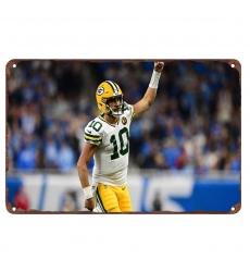 Green Bay Packers Aluminum Sign 12x8 Inch Jordan Love 002