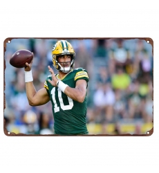 Green Bay Packers Aluminum Sign 12x8 Inch Jordan Love 003