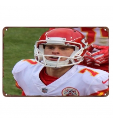 Kansas City Chiefs Aluminum Sign 12x8 Inch Harrison Butker 001