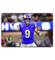 Los Angeles Rams Aluminum Sign 12x8 Inch Matthew Stafford 003