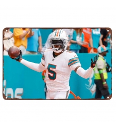 Miami Dolphins Aluminum Sign 12x8 Inch Jalen Ramsey 003