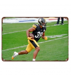 Pittsburgh Steelers Aluminum Sign 12x8 Inch Minkah Fitzpatrick 004