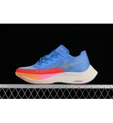 ZOOMX VAPORFLY NEXT 2 UNIVERSITY BLUE LIGHT CRIMSON ORANGE TRANCE LIGHT BROWN