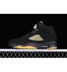 A MA MANIÉR AIR JORDAN 5 LOW BLACK GREY YELLOW FD1330 001