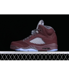 AIR JORDAN 5 RETRO DEEP BURGUNDY LIGHT GRAPHITE SILVER DZ4131 600