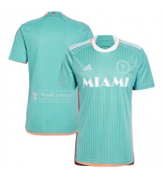 Men Inter Miami CF Blank 2024 25 Third Replica Aqua