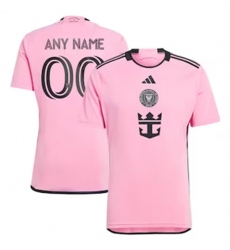 Men Inter Miami CF Custom 2024 25 Home Replica Pink