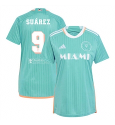 Women Inter Miami CF Luis Suarez 2024 25 Third Replica Aqua